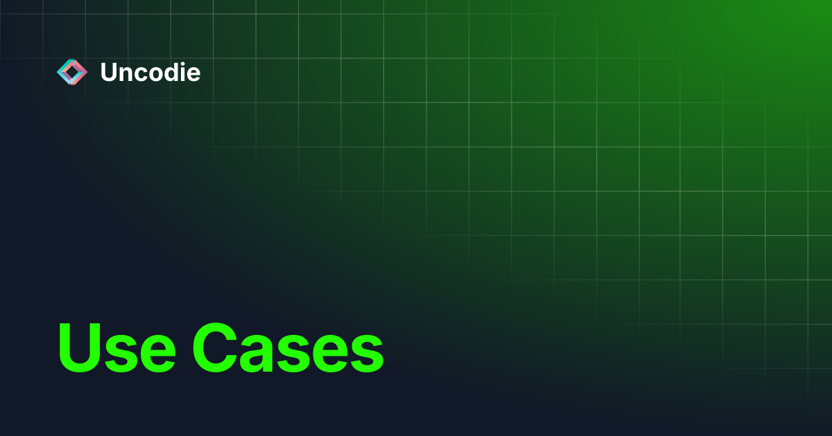 Use Cases | AgentBase | Uncodie